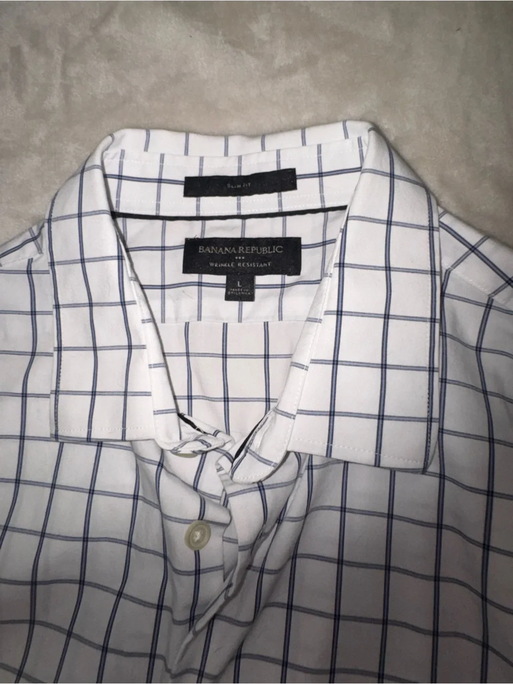 Banana Republic crisp white
